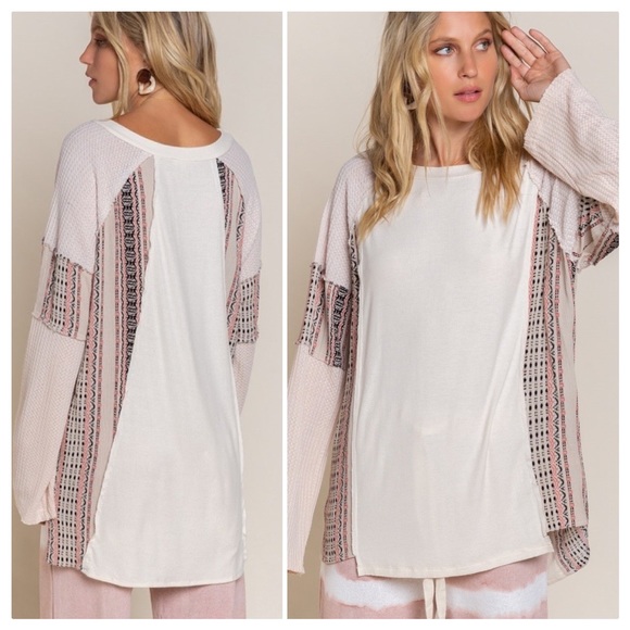 POL Tops - POL Mix It Up in Comfy Knits Top